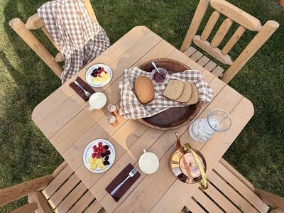 Rustic Warehouse Canadian Log Dining Set – Solid Wood Cabin Style. $900