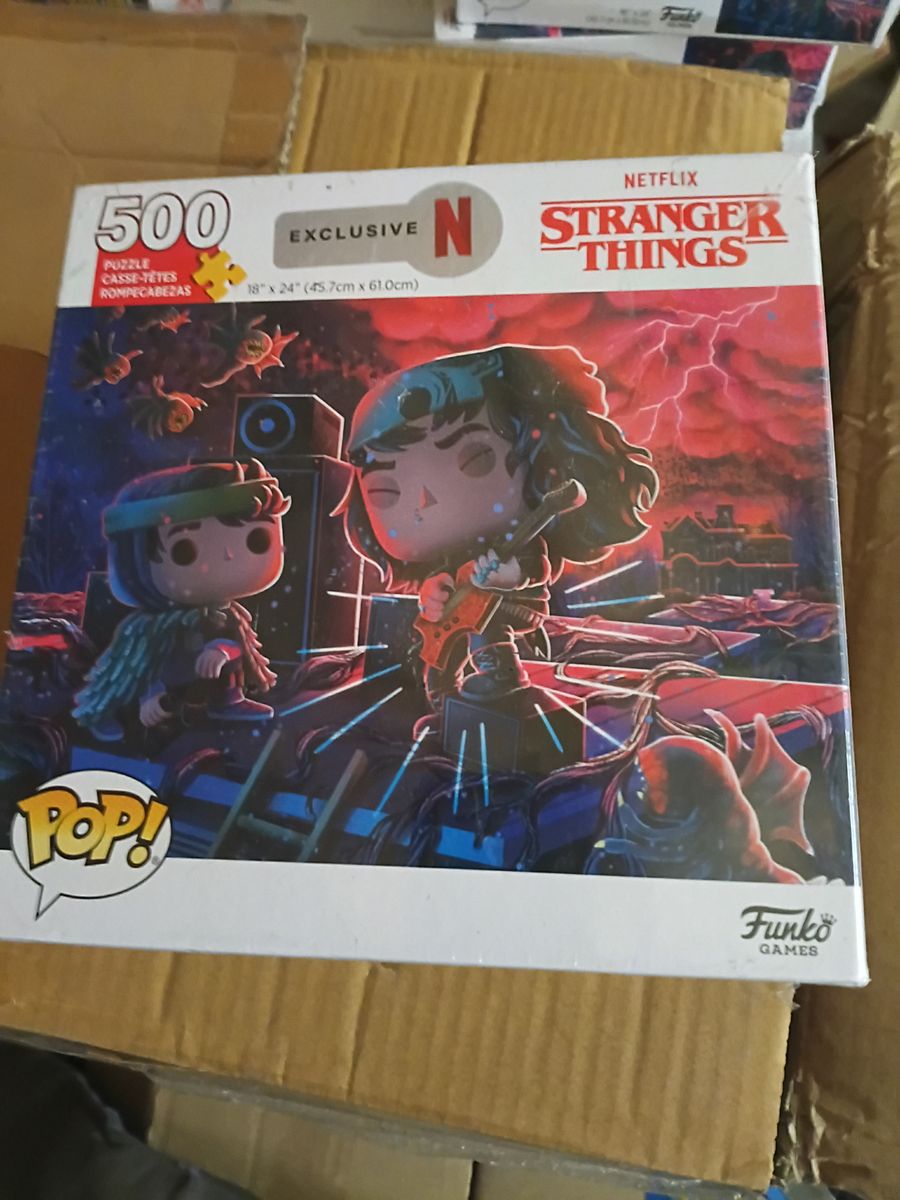Funko Games Stranger Things 500 Piece Puzzle Netflix Pop Exclusive