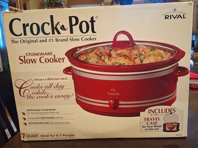 Red Rival Crockpot 7 qt