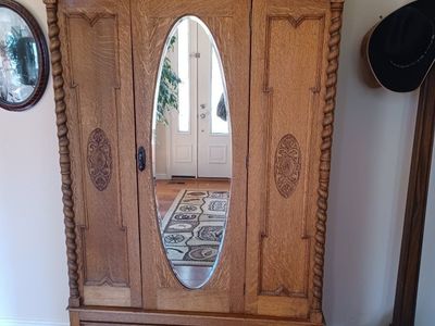 Antique Oak Armoire
