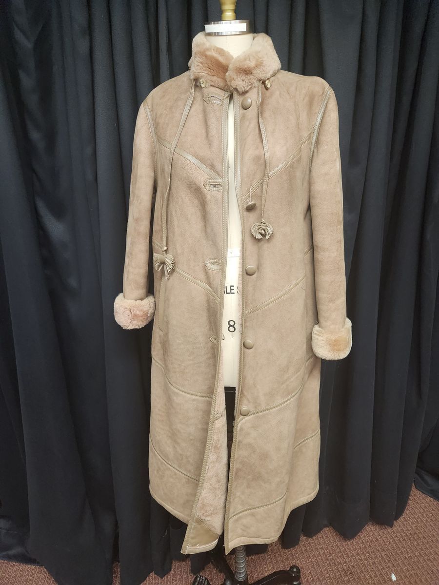 Suede & Faux fur Coat