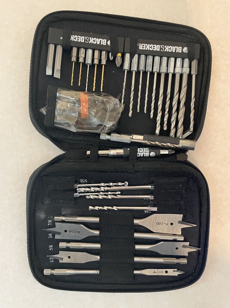 Black+Decker Drill Bit Set