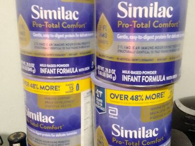 Similac Pro-Total Comfort Infant Formula with Iron - 4 Cans, 29.8oz Each, Milk-Based