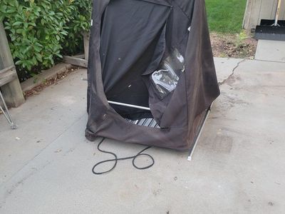 Free - Portable Flip-Over Ice Fishing Shelter Sled Tent
