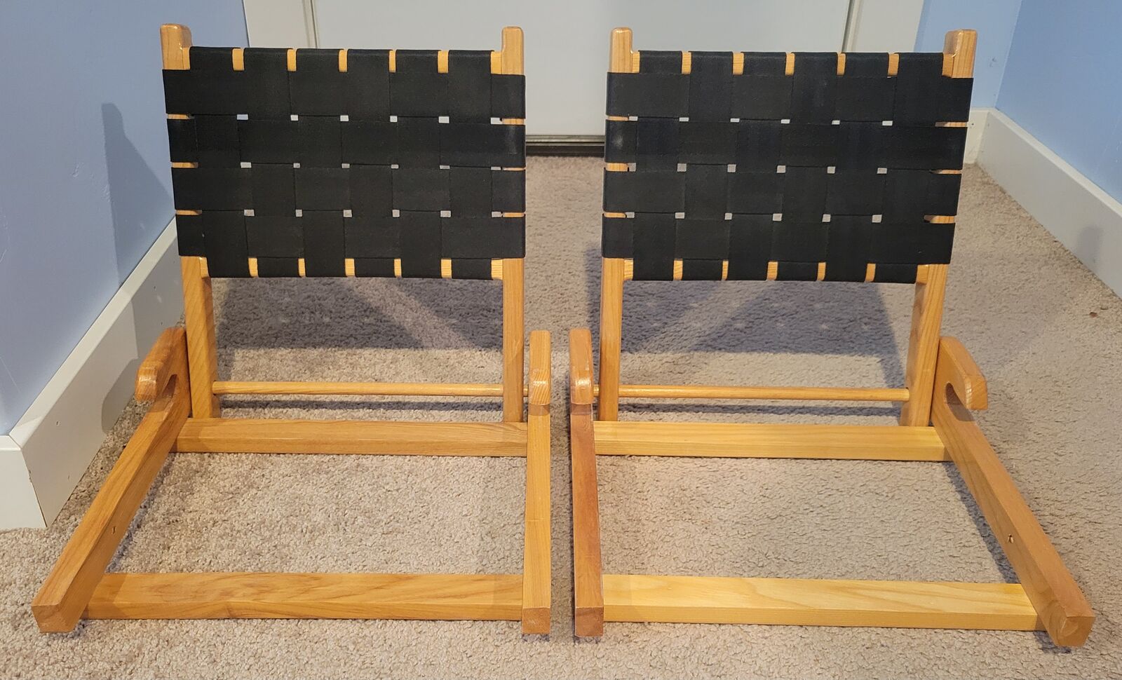 Pair of Old Town Canoe Web Seat Backs