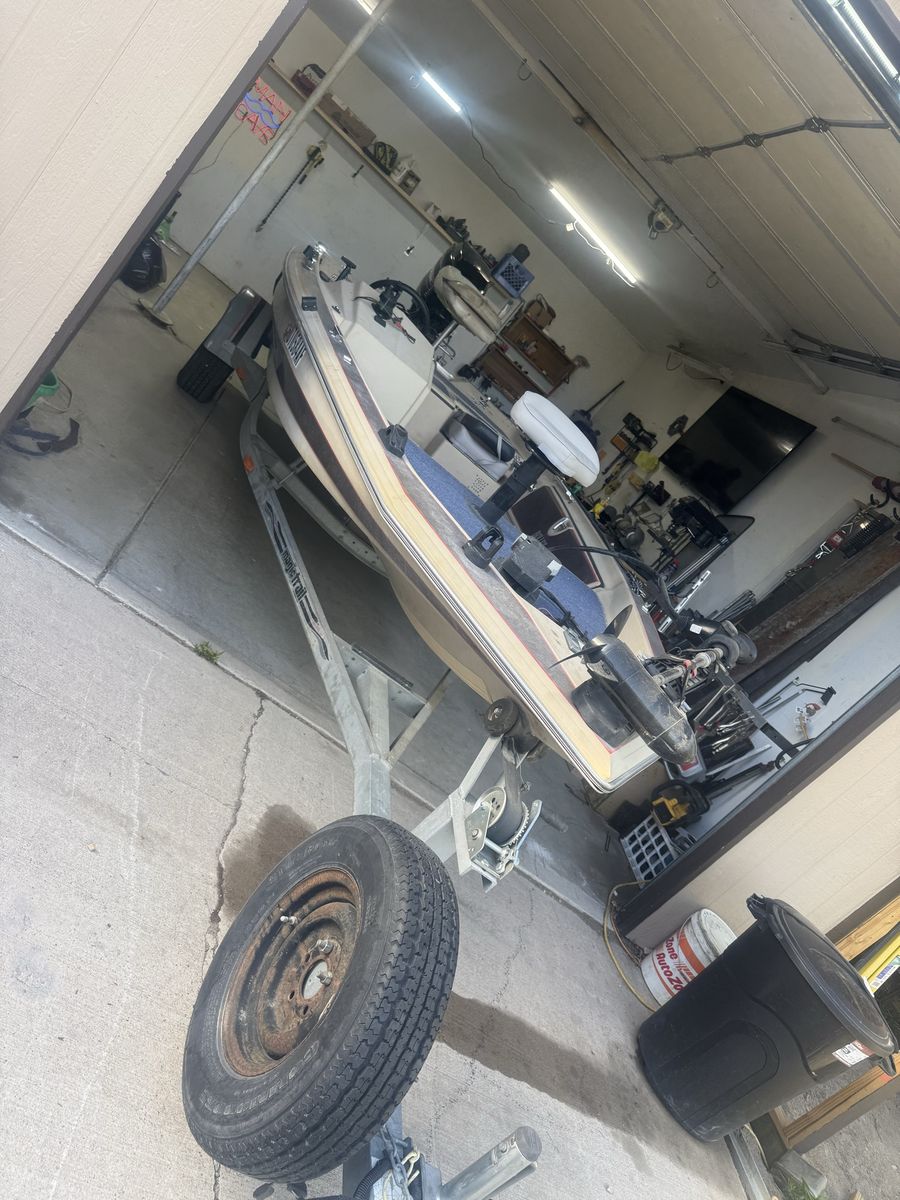 Bullet bass boat with a mercury 150hp 2 stroke outboard