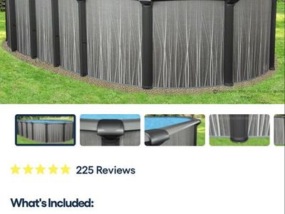 Huge above ground pool
