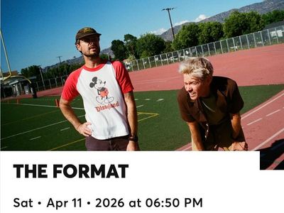 The Format Concert Tickets (2) - April 11, 2026