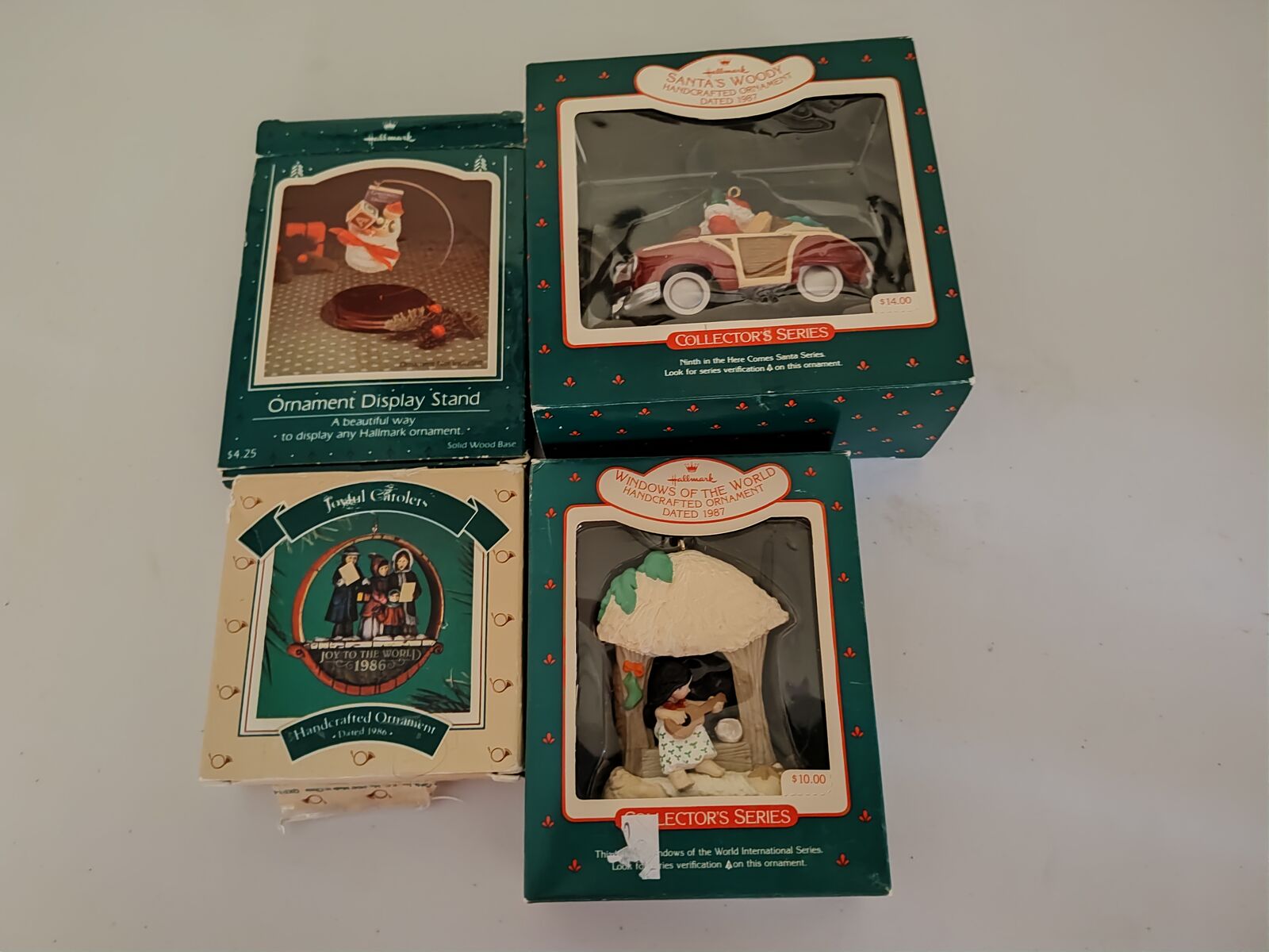 Set of 1980's Hallmark Ornaments