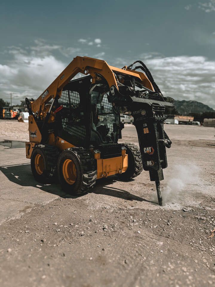 Skid Steer And Mini Excavator Attachments for Rent - Auger, Grapple, Forks, Bucket