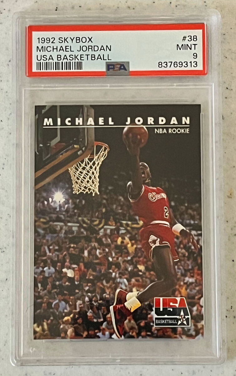 1992 Skybox USA - Michael Jordan #38 - PSA Graded 9