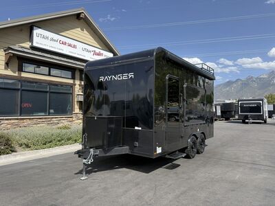 RAYNGER 8x16 / 8.5x16 Toy Hauler 10K Axles TRIPLE TENT w/ Fridge/Microwave!!!