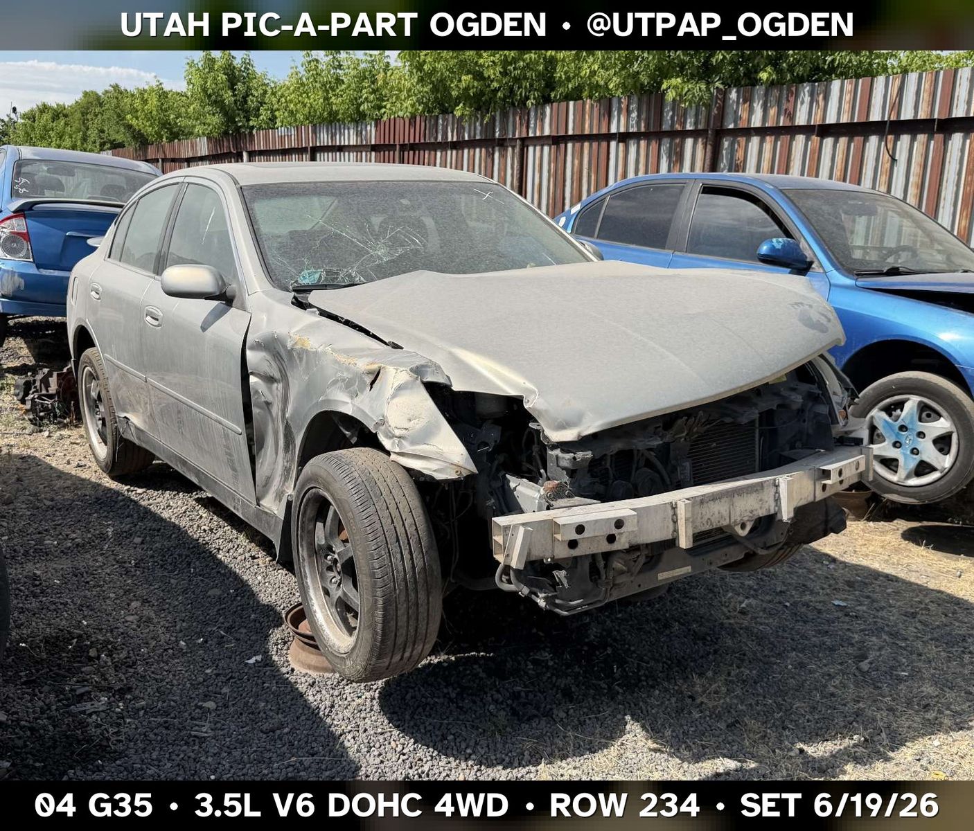 2004 Infiniti G35 Parts - UTPAP Ogden