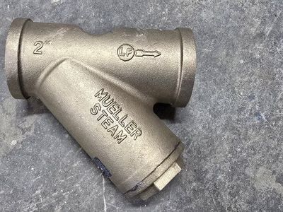 2" y strainers brass