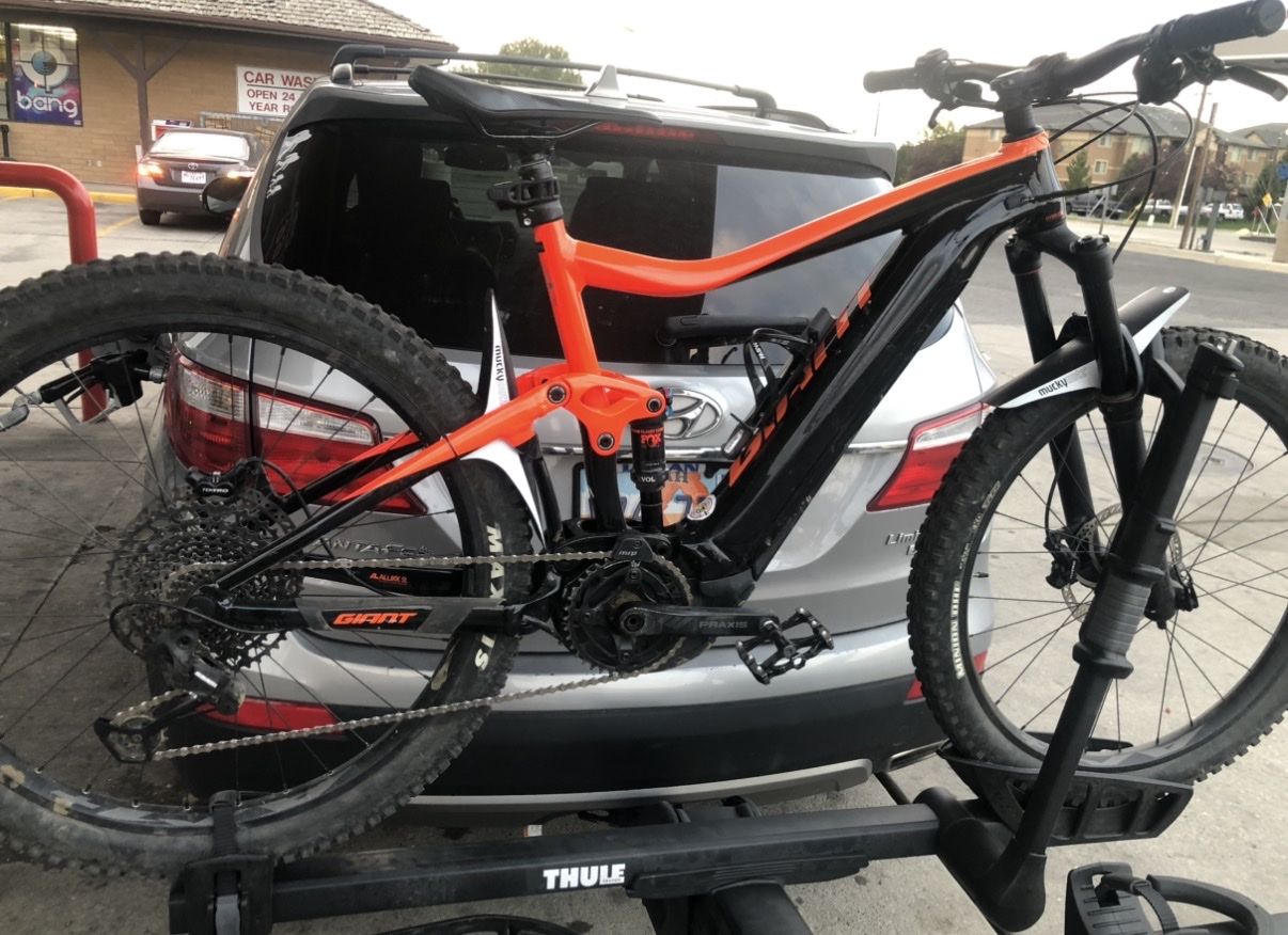 Giant trance E+3 Pro Full Suspension Electric Mountain Bike Black/Orange