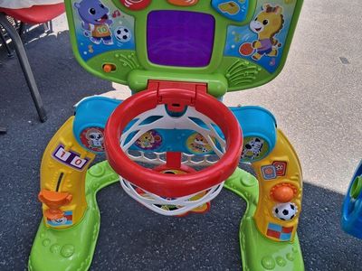 VTech Count & Win Sports Center Interactive Basketball Hoop & Soccer Goal Toddler Toy