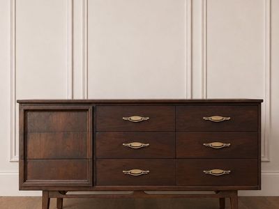 Walnut Mid Century Modern Credenza/Dresser