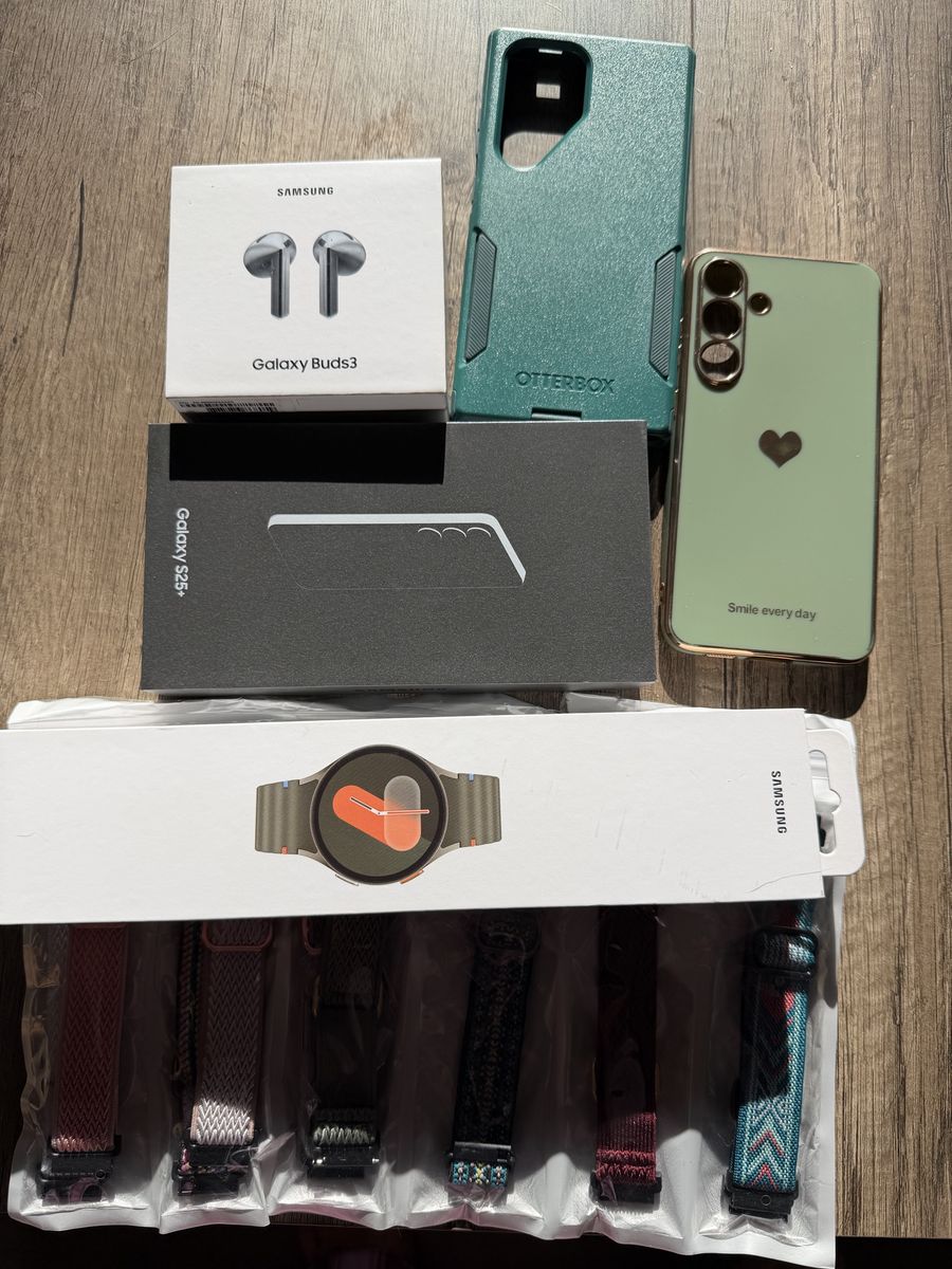 Samsung Galaxy S25+ Bundle with Galaxy Buds3, Watch, and Accessories