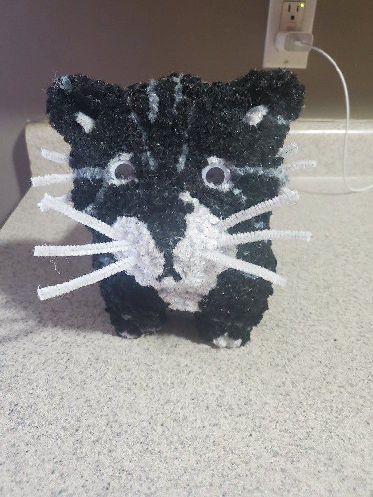 I made a cat decoration