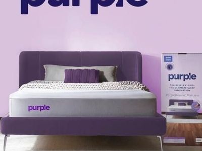NEW Purple Renew Queen Mattress - 11 Inch - Breathable Gel Grid