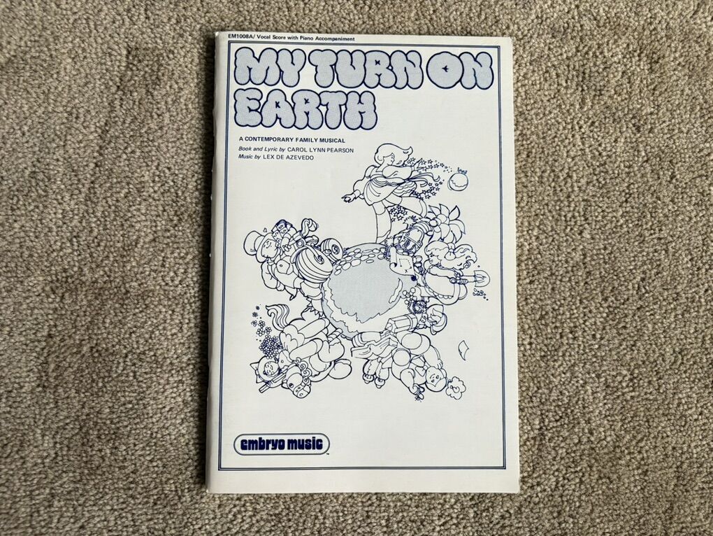 Vintage 1977 My Turn on Earth Score