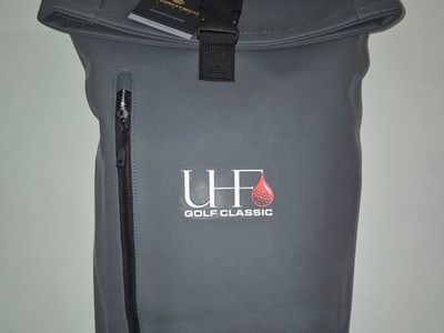 New! UHF Golf Classic Stormtech Sargasso 28L Graphite Rolltop Backpack Waterproof 210D Polyester