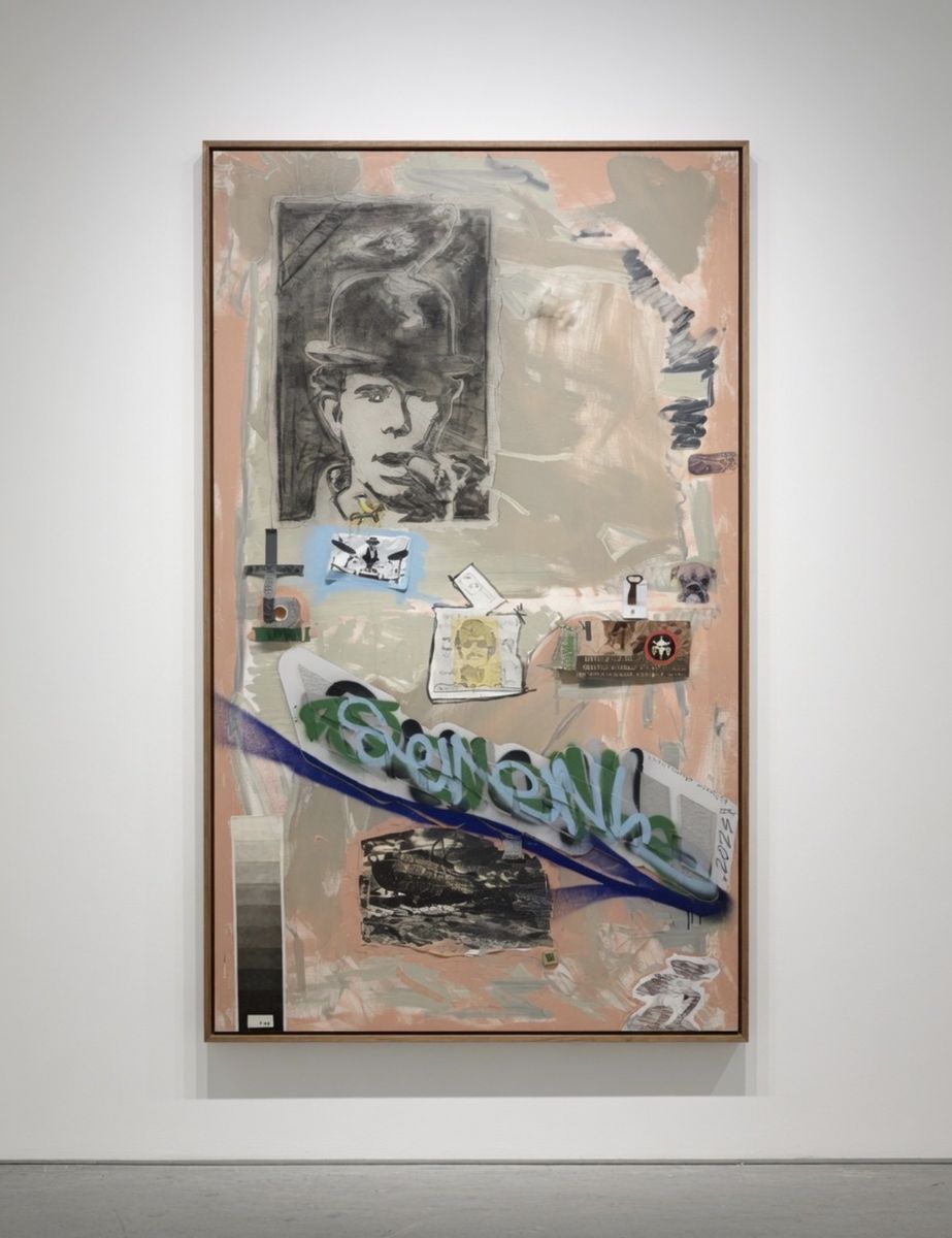 Seven H / Curt Condrat Original Mixed Media Art – 48” x 84”