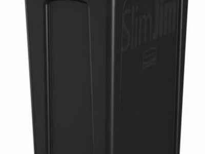 New - Rubbermaid Commercial Slim Jim Trash Cans