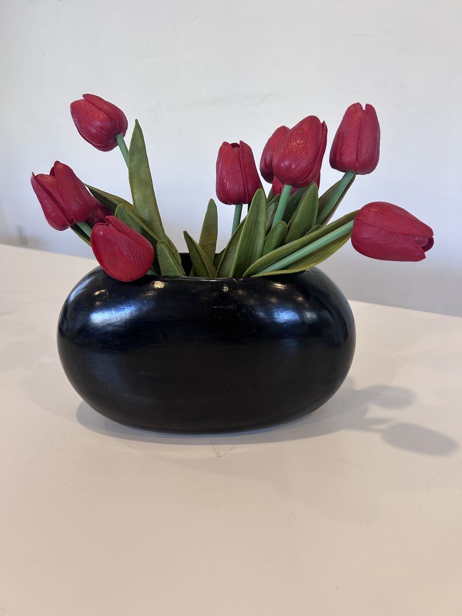 Tulip Arrangement And Vase