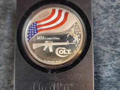 1oz M16 SILVER COIN