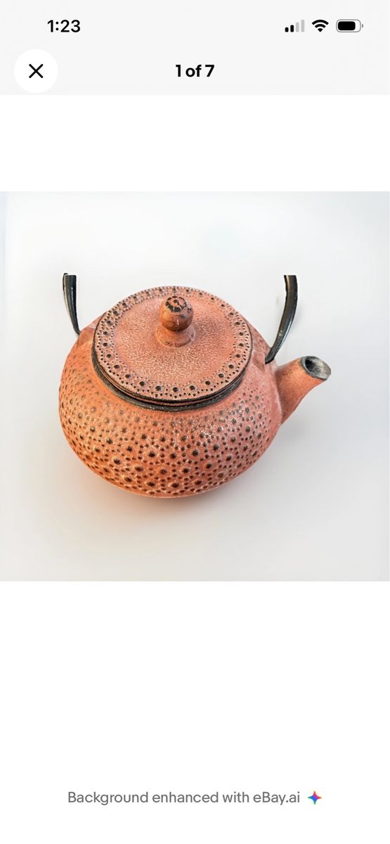 Vintage Japanese Teapot With Lid