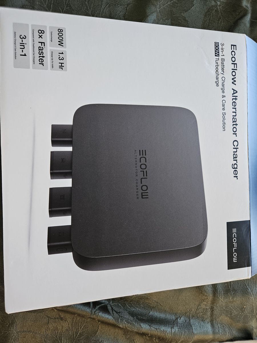 Ecoflow 800w dc to dc charger with wiring kit