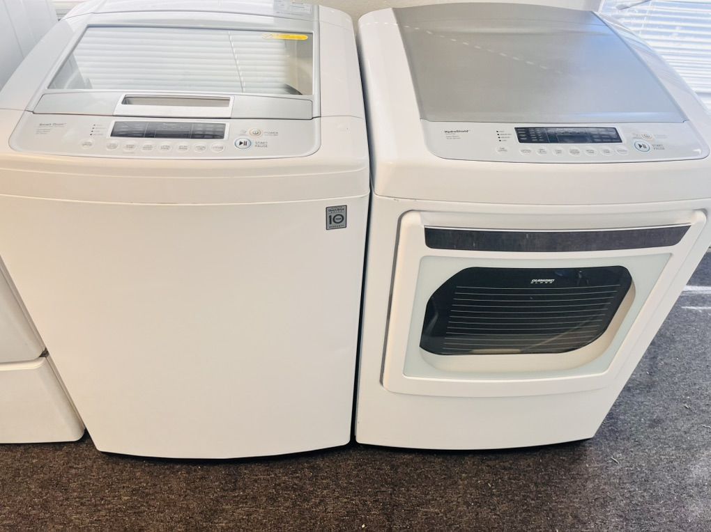 Lg Super Capacity Washer And Dryer Set