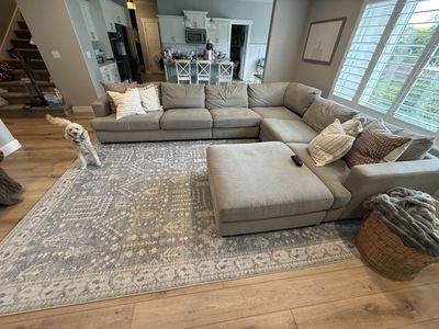 Spacious L-Shaped Sectional Sofa