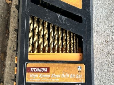 Warrior 29 Piece Titanium High Speed Steel Drill Bit Set (1/16" to 1/2")