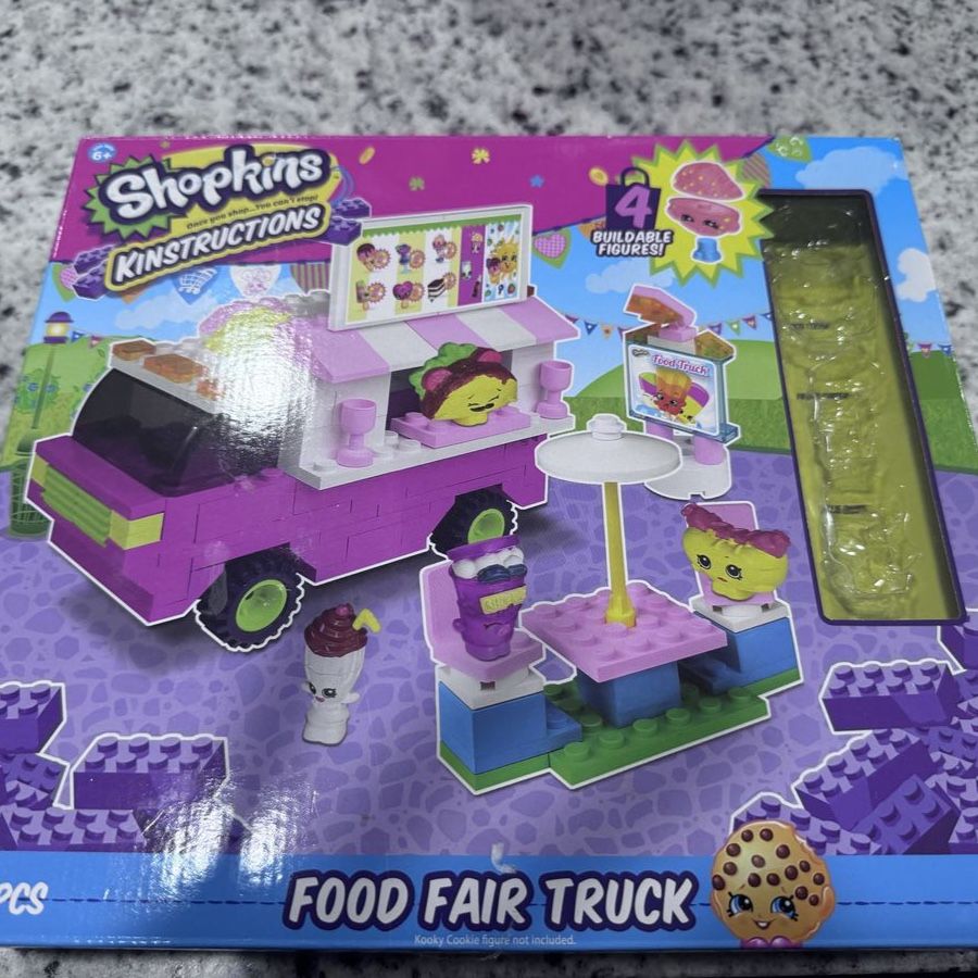 Shopkins Kinstructions Food Fair Truck 184 Pieces Building Set
