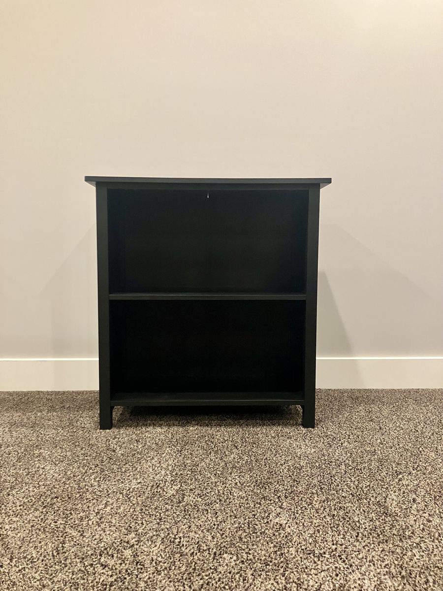 Small Wood Bookshelf (Black)