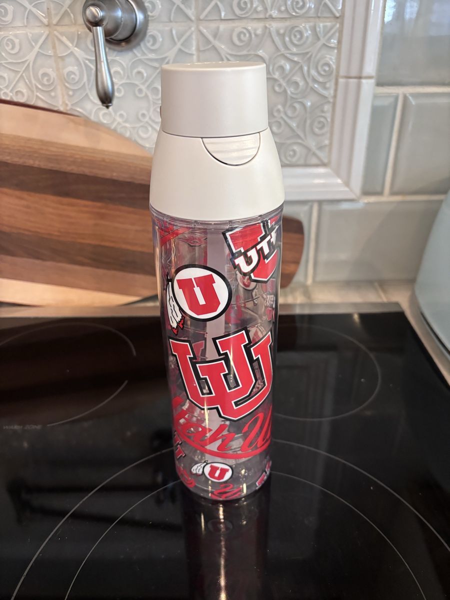 New University Of Utah Water Bottle