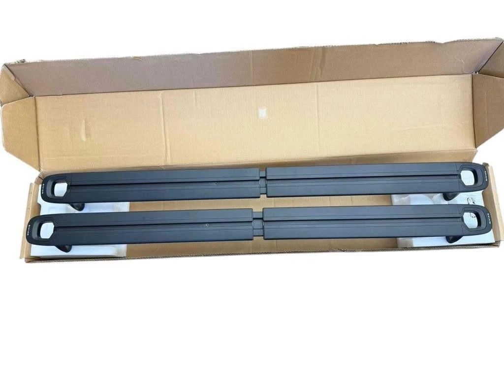 NEW OEM Rivian R1T R1S Dark Black OEM Lockable Cargo Crossbars