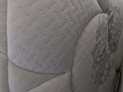 Queen Mattress Set with Box Spring and Metal Frame