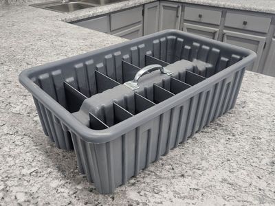 Organizer Tote Bin Adjustable Tray