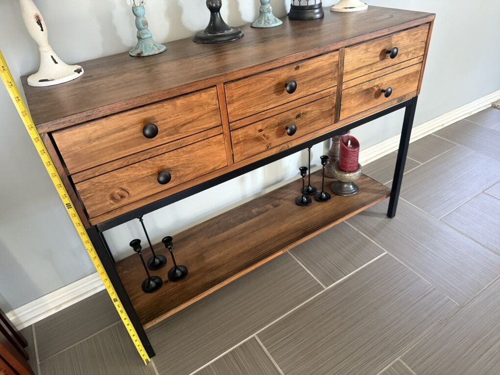 Curio Cabinet Table Curio Buffet storage Cabinet