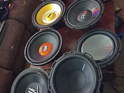 12" & 8" inch Subwoofers for sale "Car audio " mild to wild