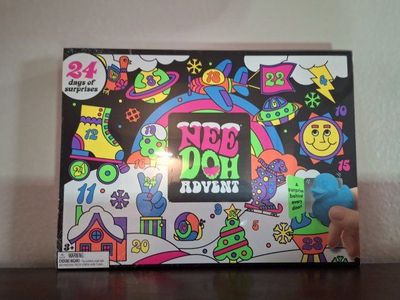 NeeDoh Advent Calendar 24 Days of Surprises Fidget Toys Christmas Countdown New Sealed