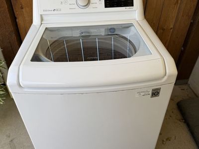 LG WT1700CW HE Top Load Washer - White, Inverter Direct Drive, TrueBalance System