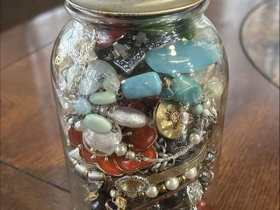 Mystery Jewelry Jar 2 - Assorted Vintage & Modern Fashion Accessories - Bracelets, Necklaces, Earrings