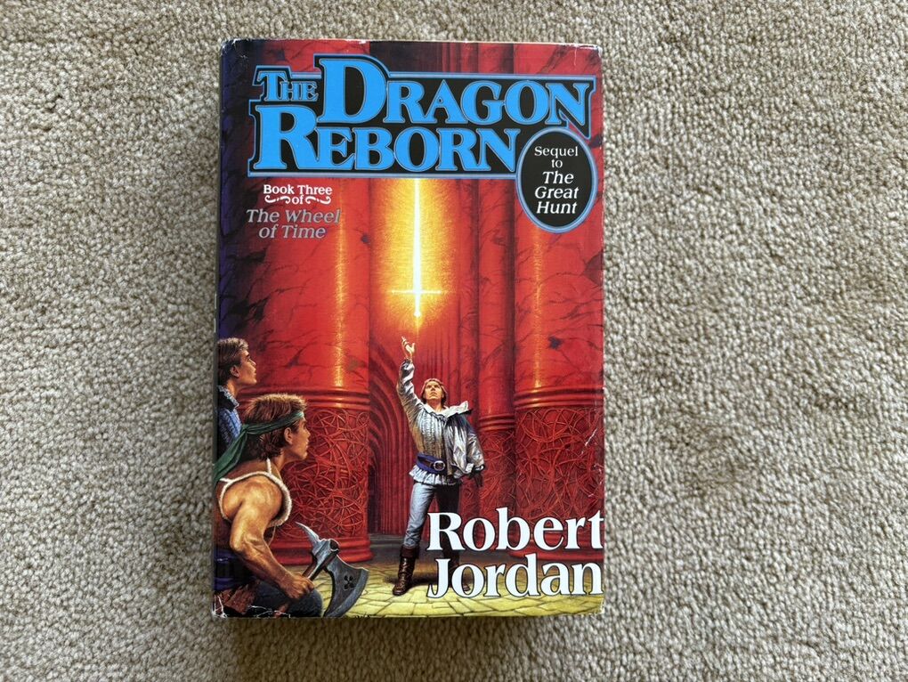 The Dragon Reborn, by Robert Jordan (hardcover, small)