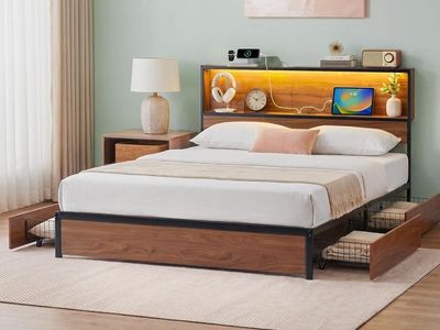 Brand New in the Box Modern Queen Size Bed Frame
