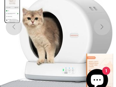 New Meowant Smart Self-Cleaning Cat Litter Box