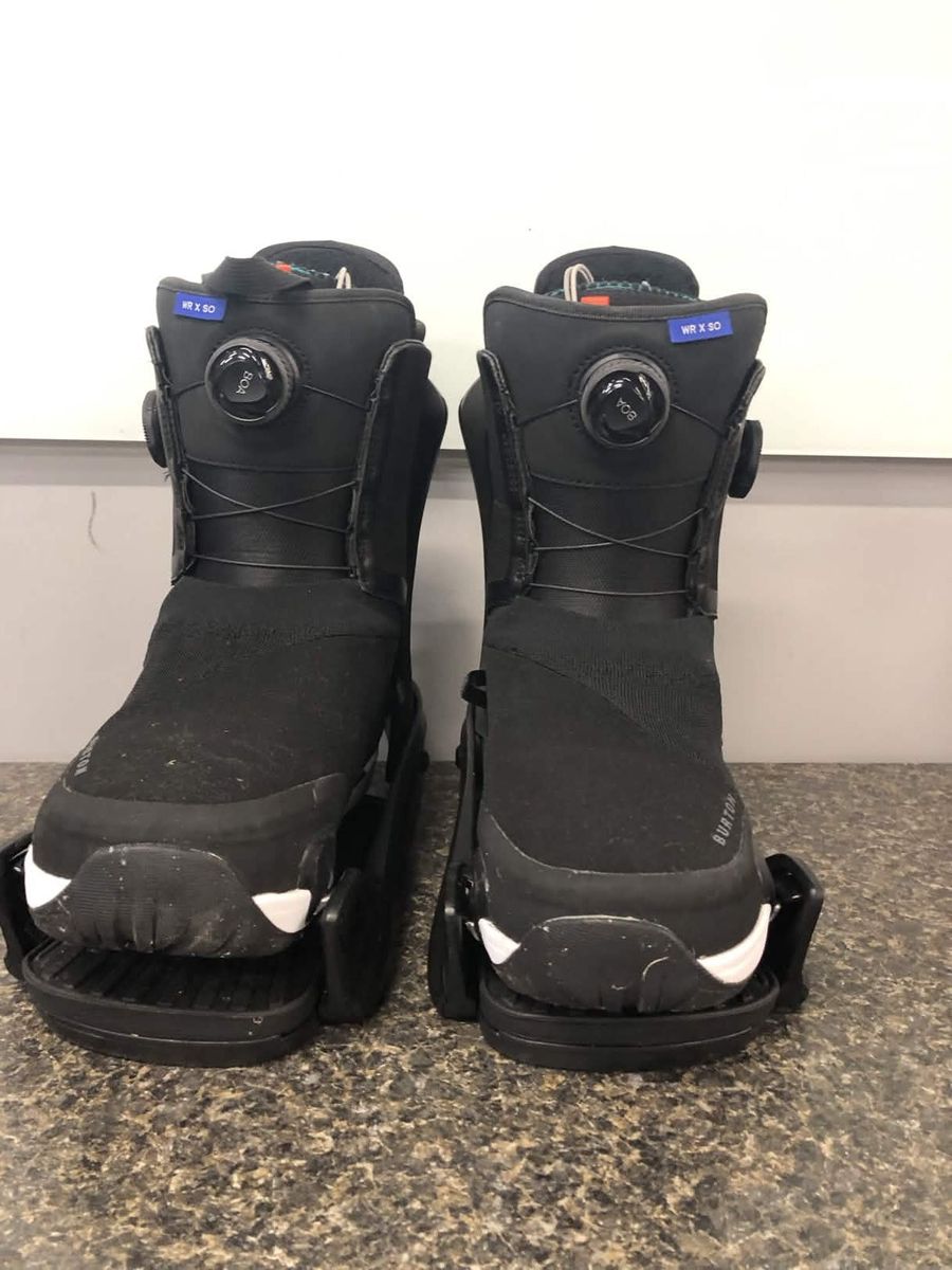 Used Burton Waverange X Step-on Snowboard Boot+Binding Womens 9